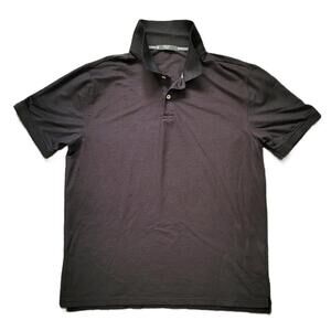 Member’s Mark Men’s Large Golf Polo Shirt Charcoal Gray Stretch Cotton Casual